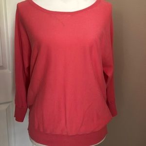 Melon3/4 sleeve sweater